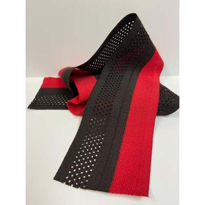 2 in 1 inserted elastic piping with mesh effects